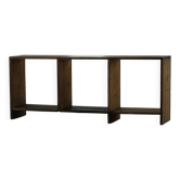 Etagère primitive française du début du 20e siècle en Oak Oak patiné, Wabi Sabi, années 1920