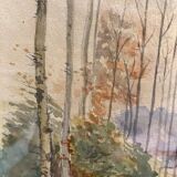 Vintage watercolor