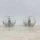 Pair of Nachtmann Leuchten design sphere crystal table lamps, 1970s