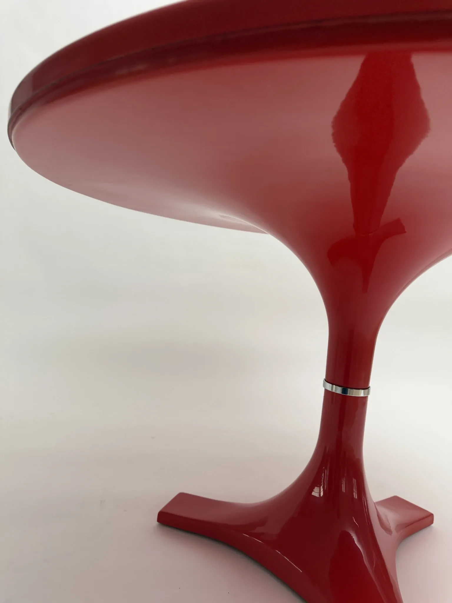Red '4997' Dining Table by Gardella & Castelli for Kartell, Italy, 1970