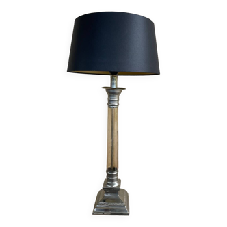 Vintage silver table lamp