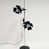 Black vintage floor lamp, 1970's