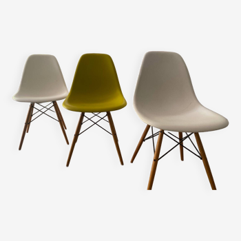 Chaises Eames Plastic Side Chair DSW, Charles & Ray Eames, 1950