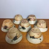 7 ceramic bowls pottery la Colombe