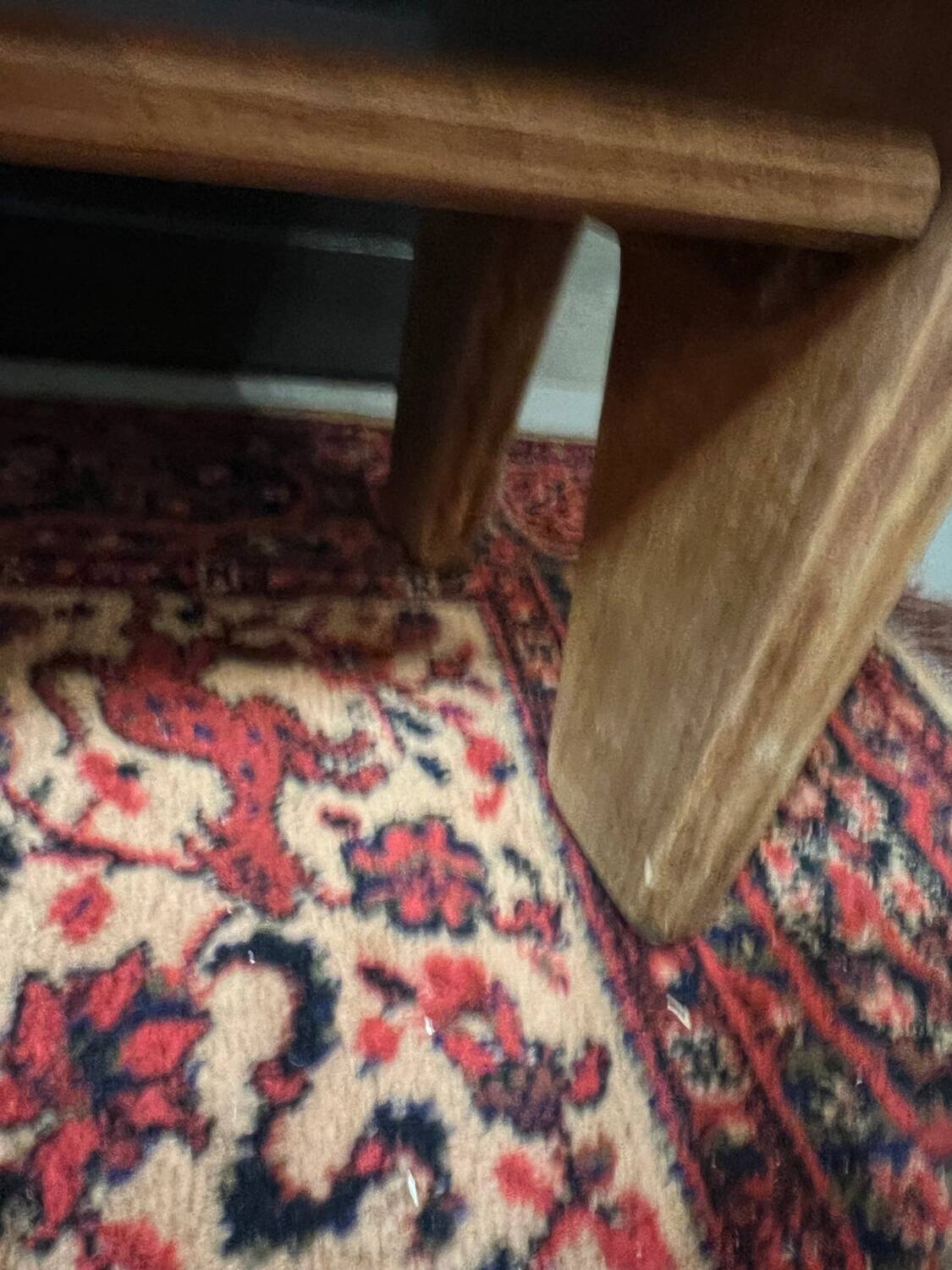 Oak coffee table published by Votre maison.