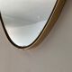 Vintage asymmetrical egg mirror from the 60s-70s