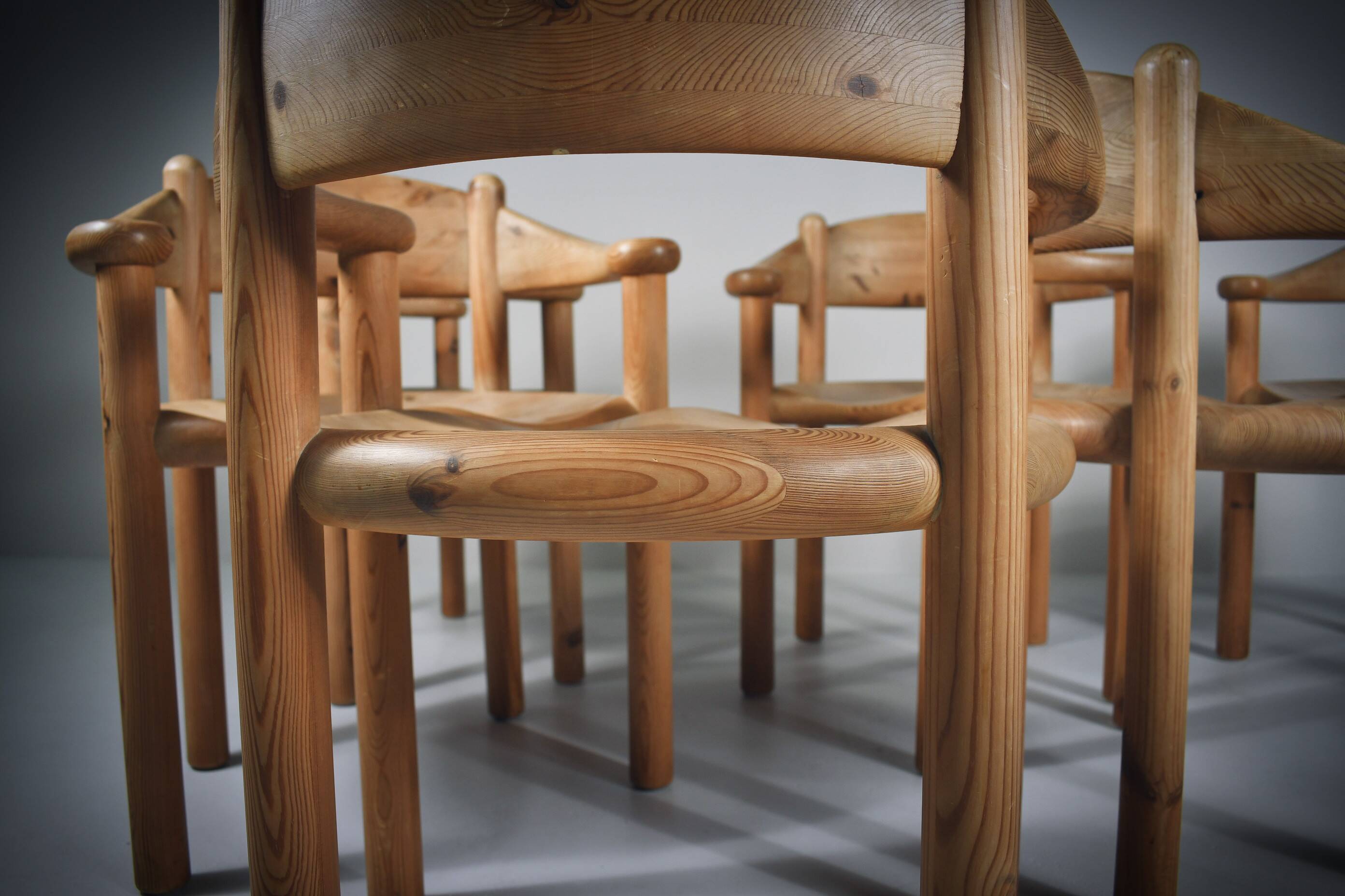 Dining chairs by Rainer Daumiller x 6, 1970s