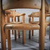 Dining chairs by Rainer Daumiller x 6, 1970s