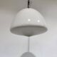 Antique opaline pendant light, 1930s