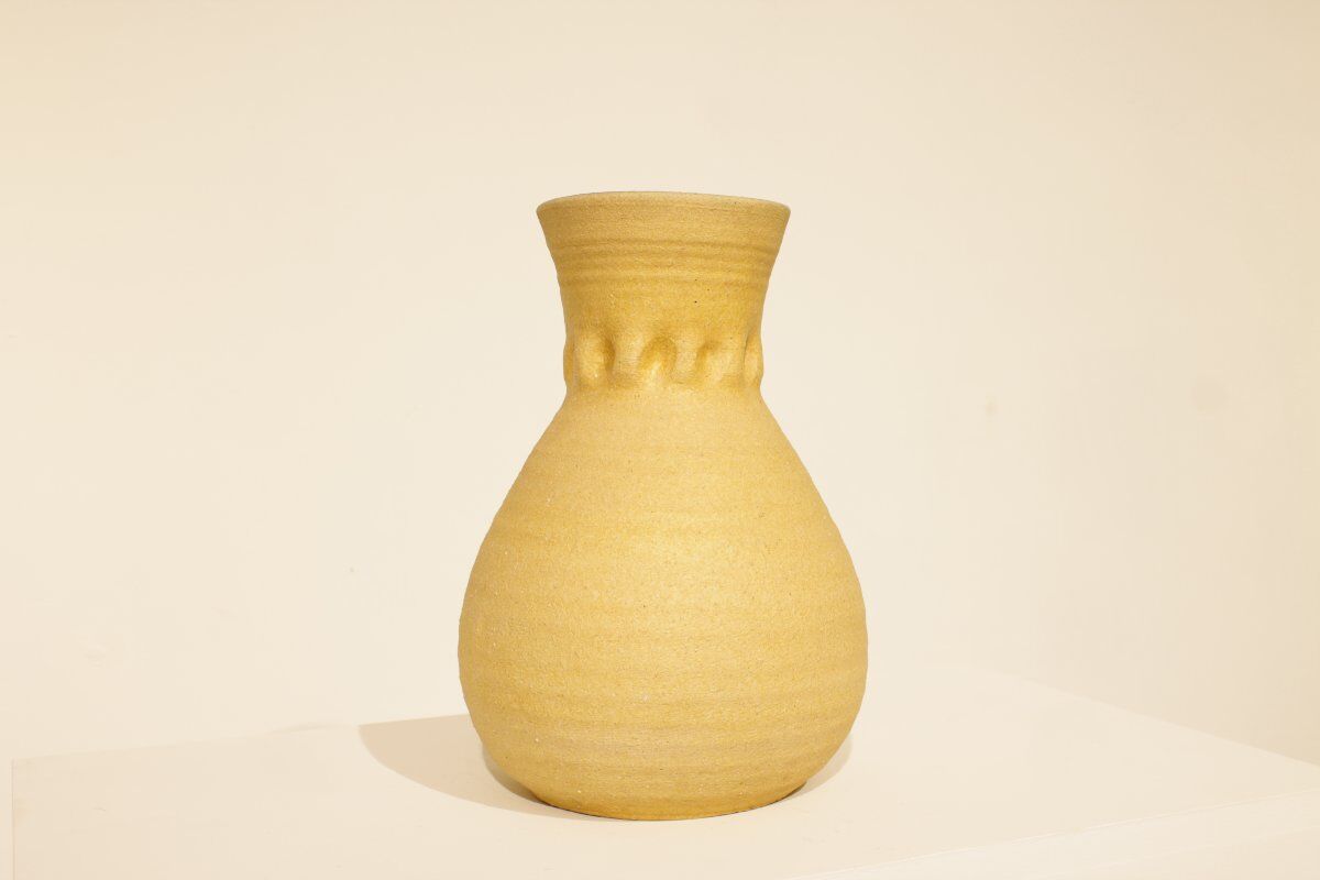Large vase signed - Accolay pottery