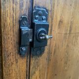 Low Parisian buffet in oak and pear tree 1950