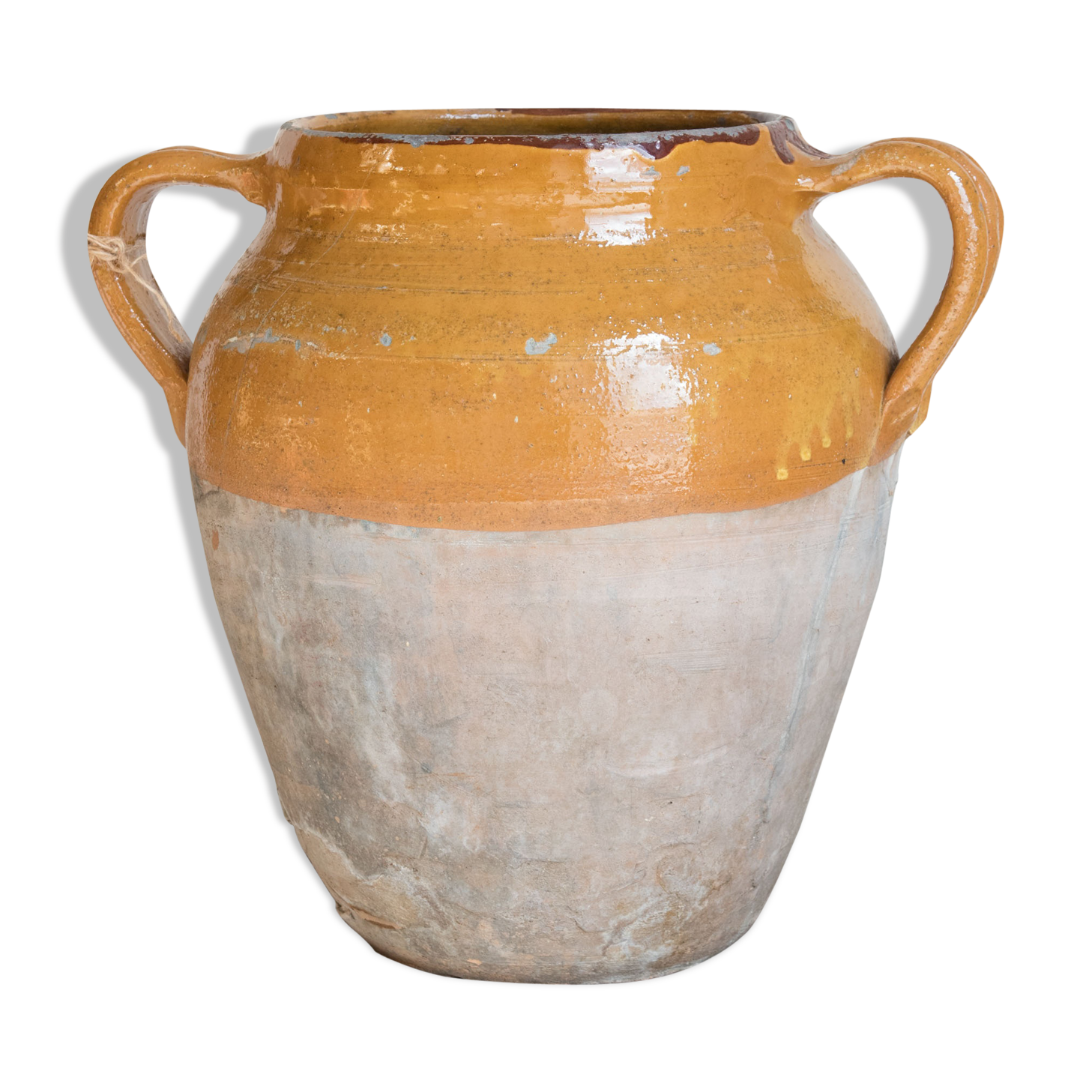 Antique Glazed Italian Vase