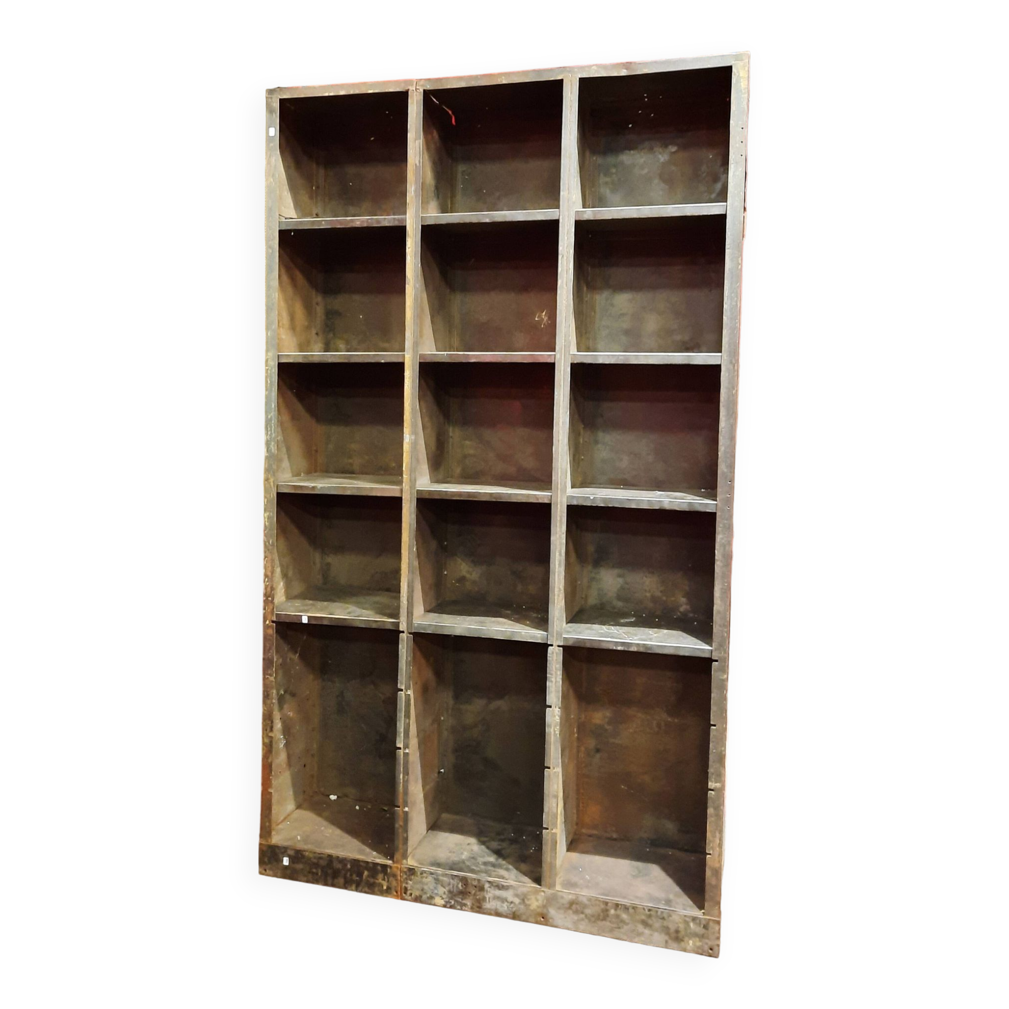 Industrial furniture with steel locker