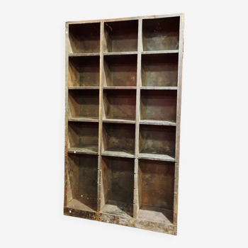 Industrial furniture with steel locker