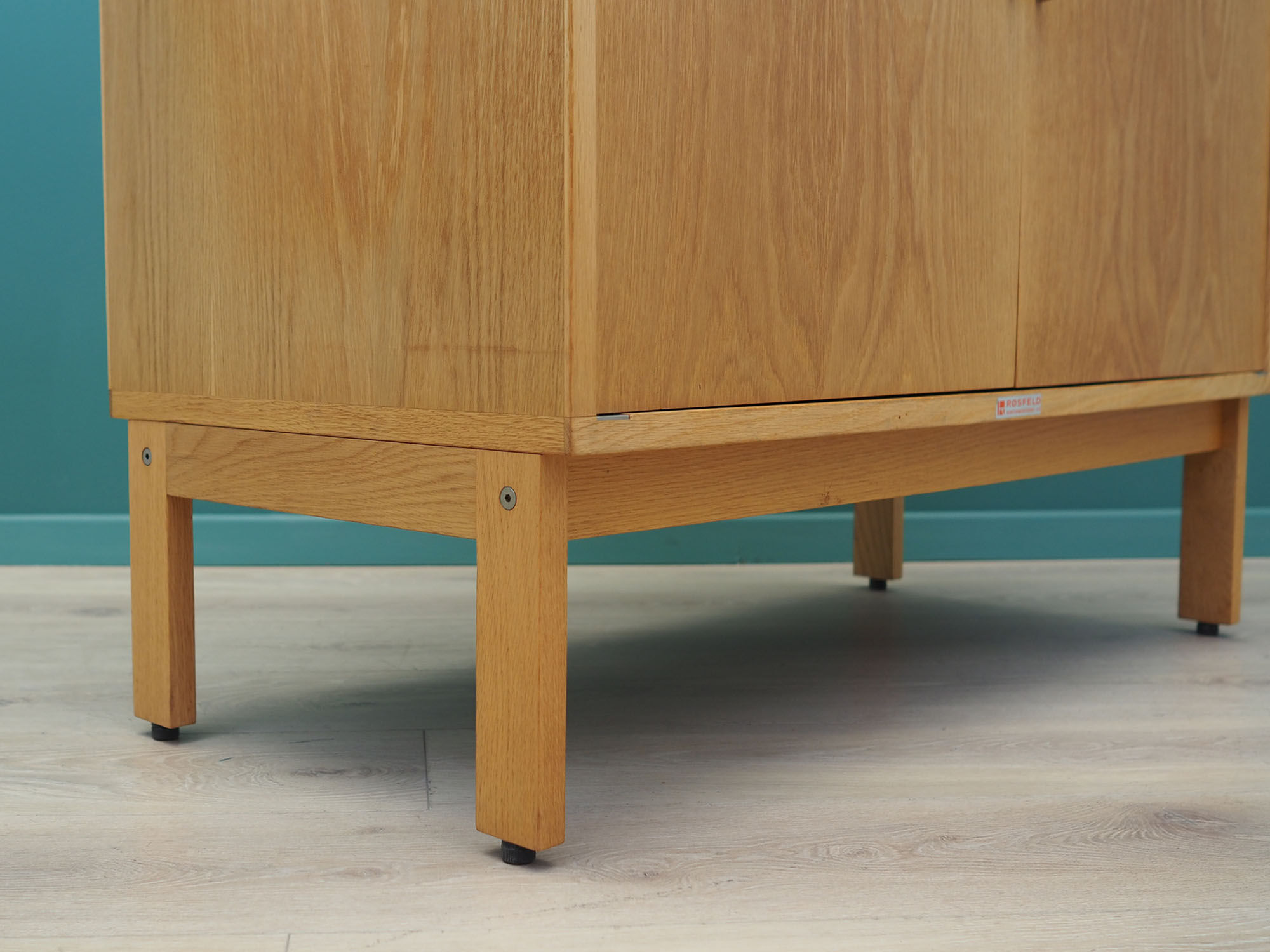 Oak cabinet, 1970s, Danish design, manufactured by BS Møbelfabrik