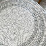 Table basse Heinz Lilienthal mosaïque marbre