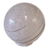 Grand abat-jour vintage nuage rose