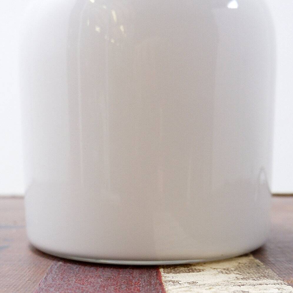 20th-century white opaline glass table lamp