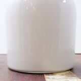 20th-century white opaline glass table lamp