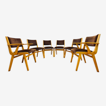 Set of six chairs