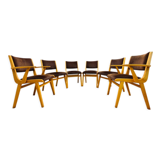 Set of six chairs