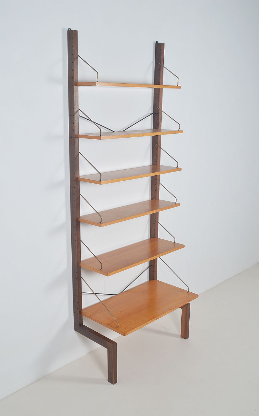 Rare Danish wall rack designed by Cadovius, 1960s