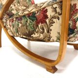 Fauteuil scandinave en hêtre, Swedish Modern, Suède, 1940