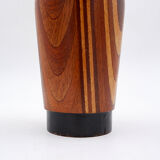 Mid-century Scandinavian wooden vase - 1960s - H:36cm