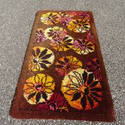 Vintage Wool Carpet Space Age 70s