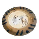 Wall/ceiling light in colored glass