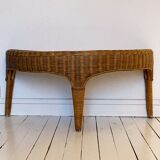 Rattan coffee table