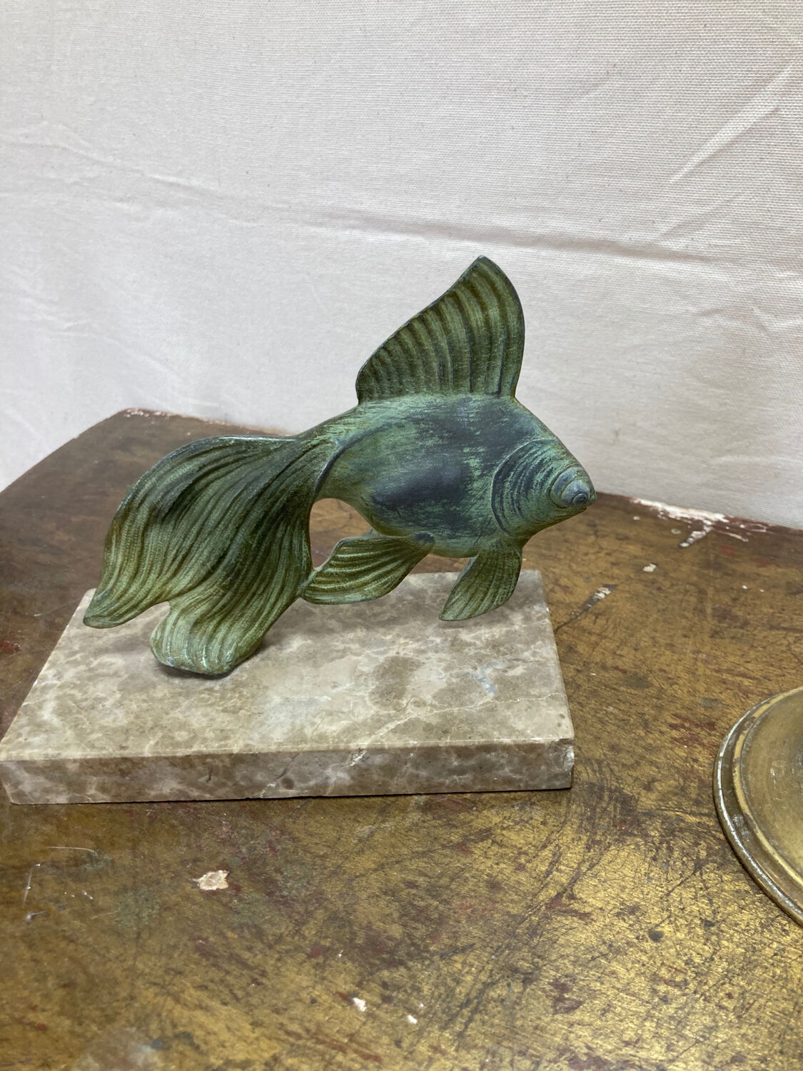 Pair of Art Deco book greenhouses "Fish"
