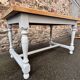 Rustic Provençal oak table