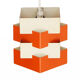 Metal pendant light "Nift" by Kronobergsbelysning. Sweden 1960s