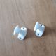 Pair of vintage porcelain coat hooks