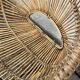 Pair of rattan armchairs