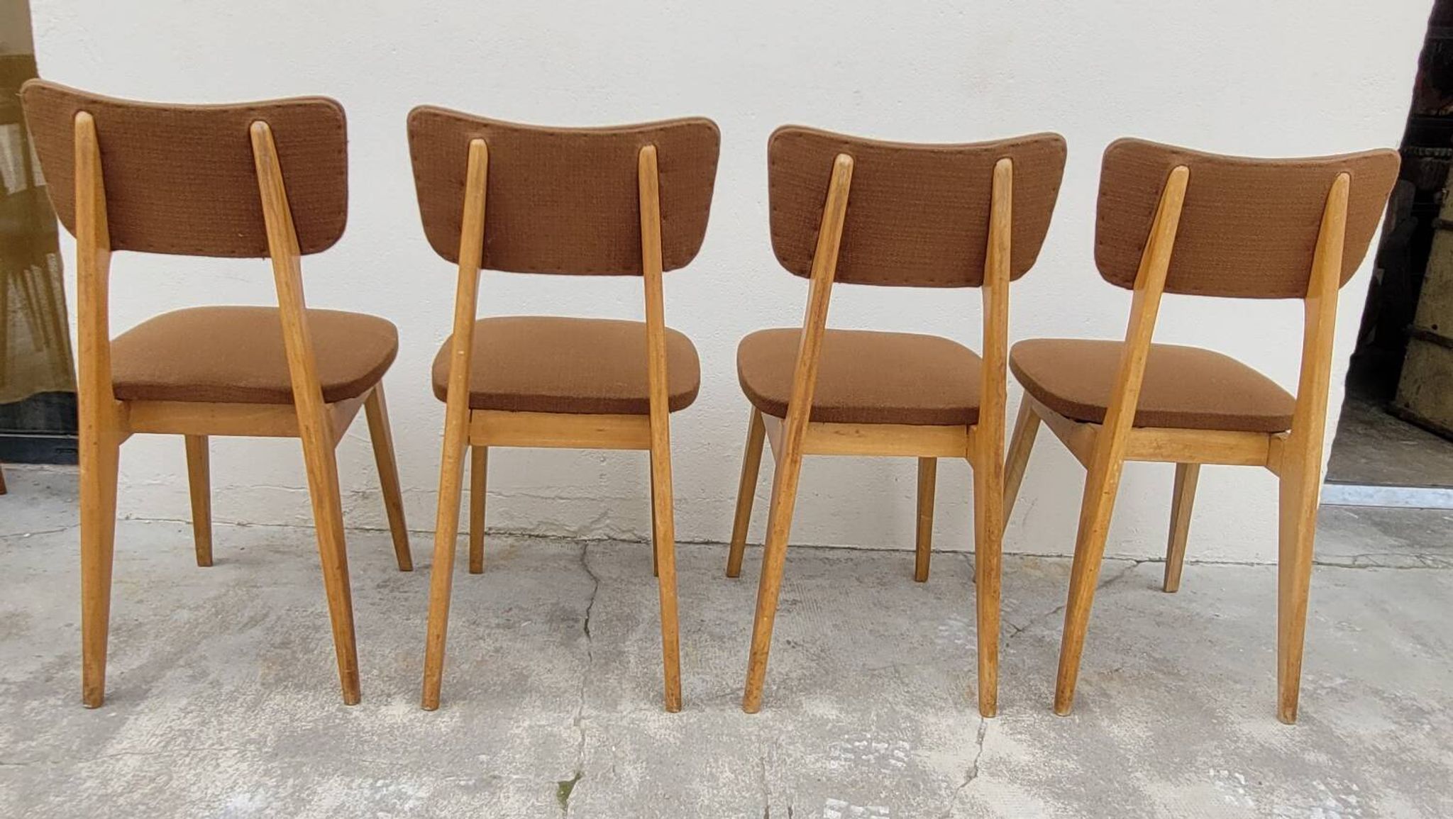 Série de 4 chaises vintage- 1950s