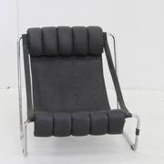Vintage chrome lounge chairs by Corsini & Wiskemann for Cinova, 1970s set of 2