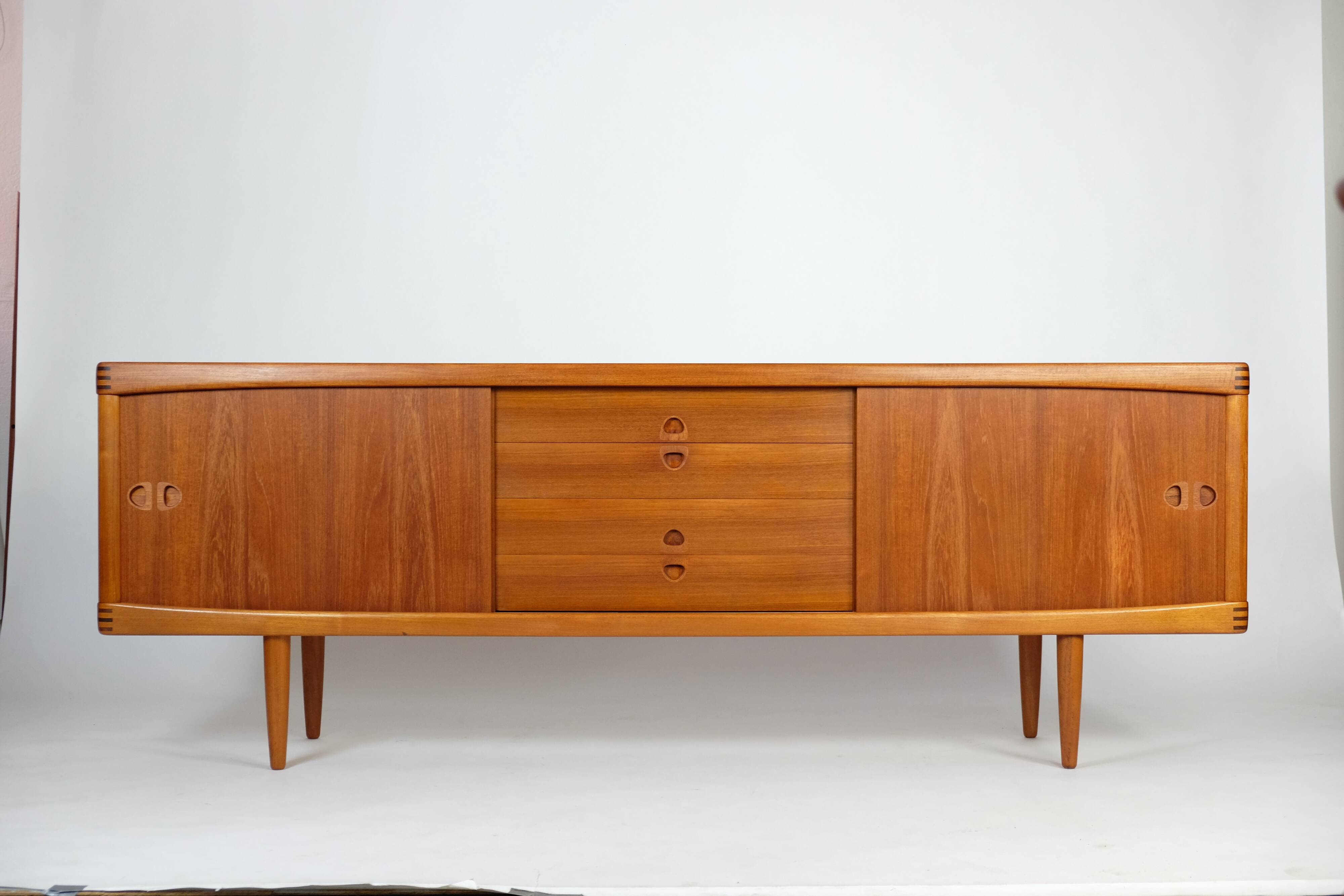 Danish Teak Sideboard by H.W. Klein for Bramin 60er Mid-Century
