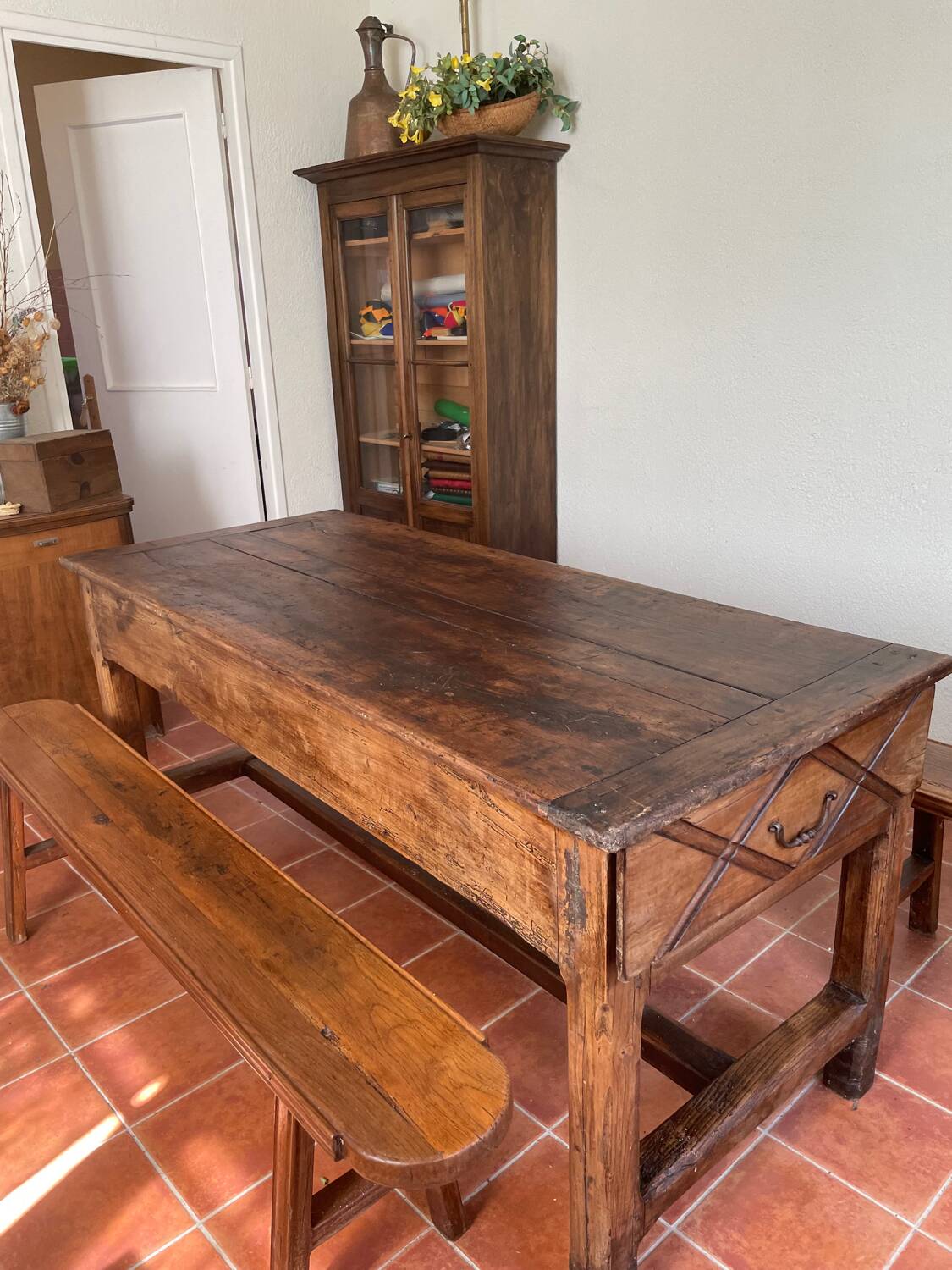Old farm table