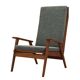 Fauteuil en chêne, design danois, années 1970, production : Danemark