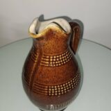 Enamel stoneware pitcher