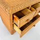 Vintage rattan chest of drawers 1970s