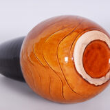 Vase du milieu du siècle, céramique émaillée, état bien conservé, Tchéquie, années 1950