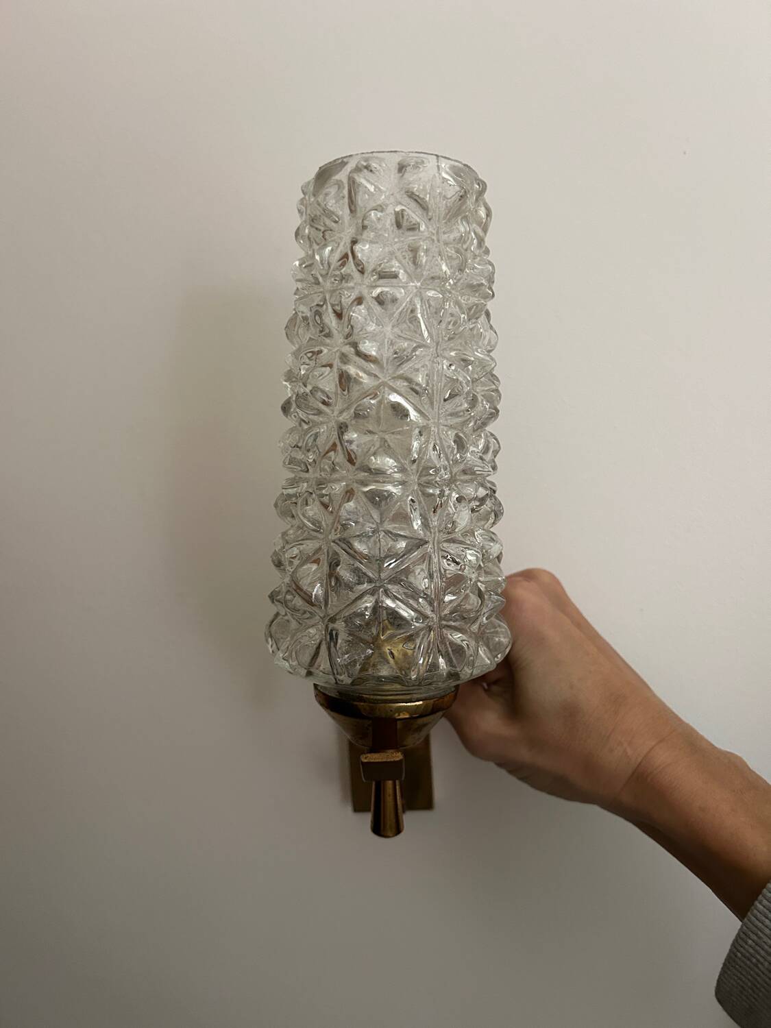 Pair of 50's 60's wall lights