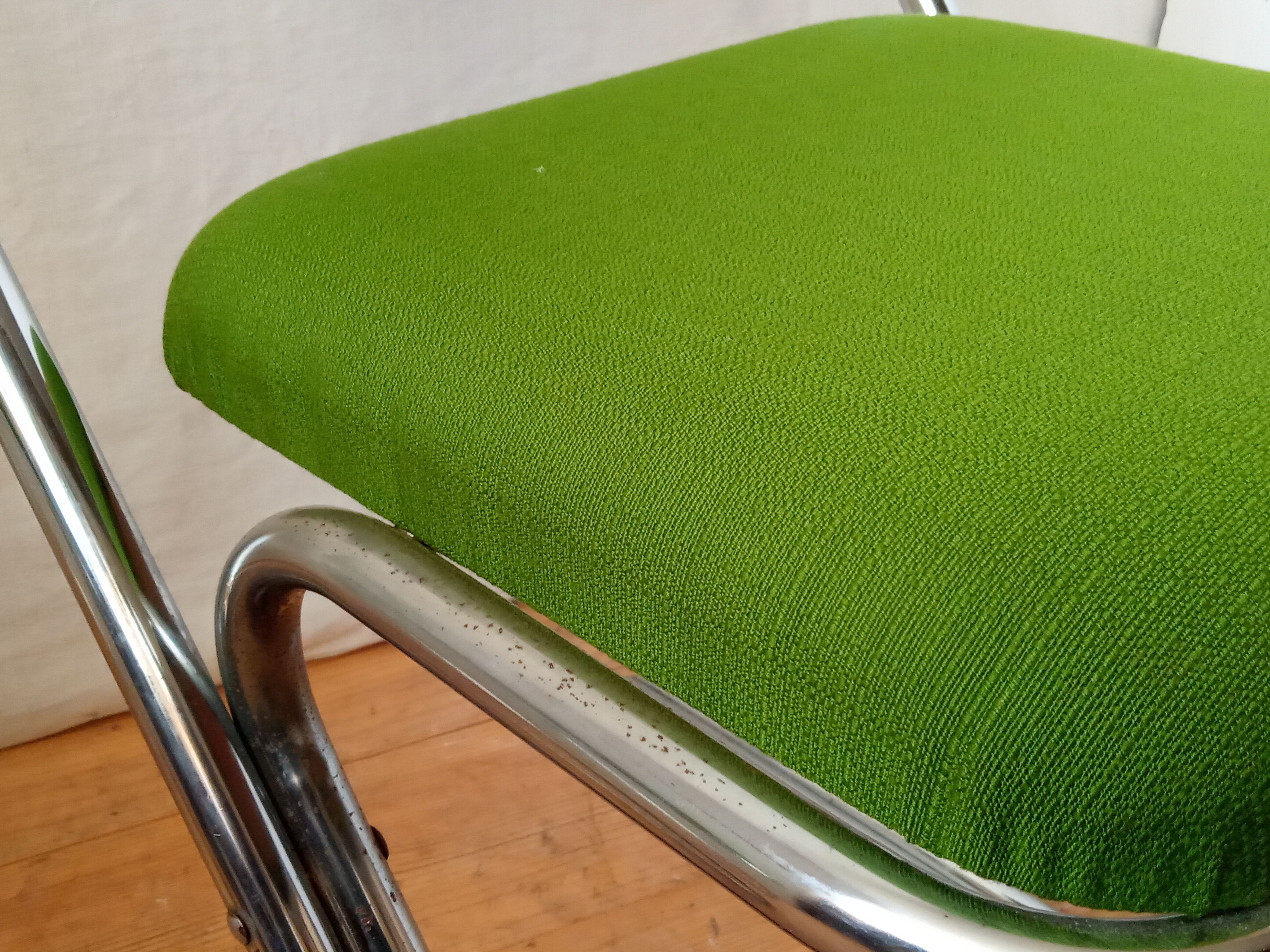 Pair of chrome chairs 1970s