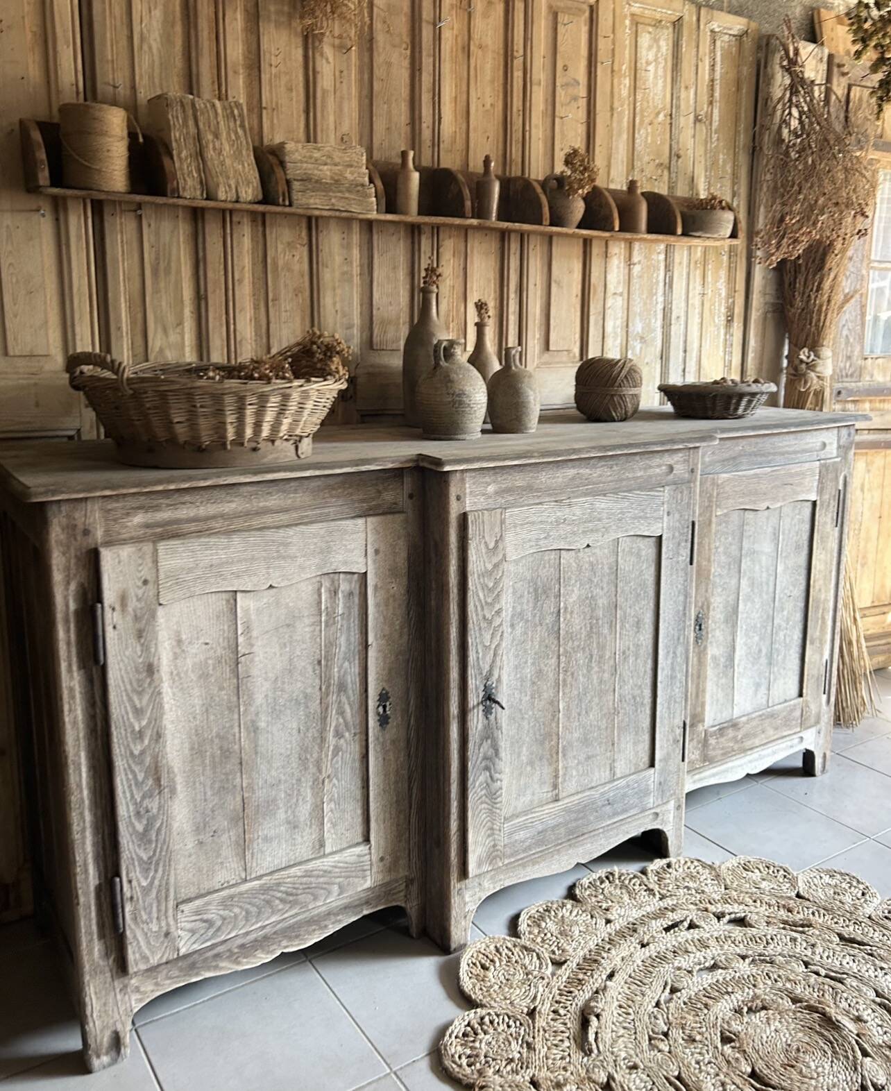 Antique primitive sideboard, side table