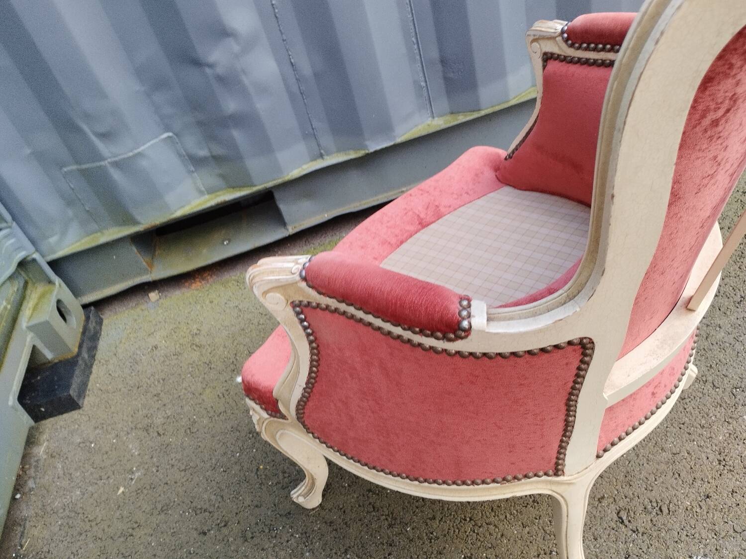 Pair of old Louis XV style armchairs