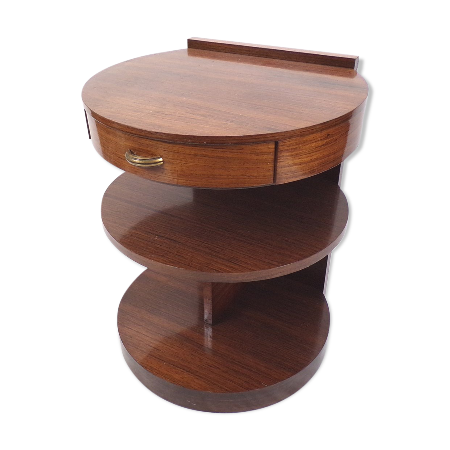Art deco bedside table in rosewood veneer Michel Dufet