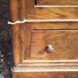 Louis Philippe wardrobe in walnut bramble